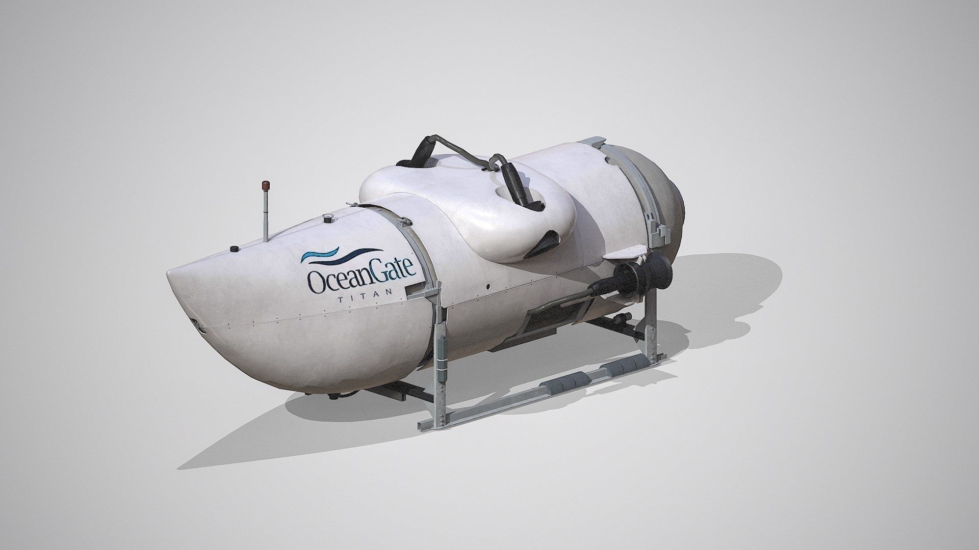OceanGate Titan Submarine Model 3D model_9