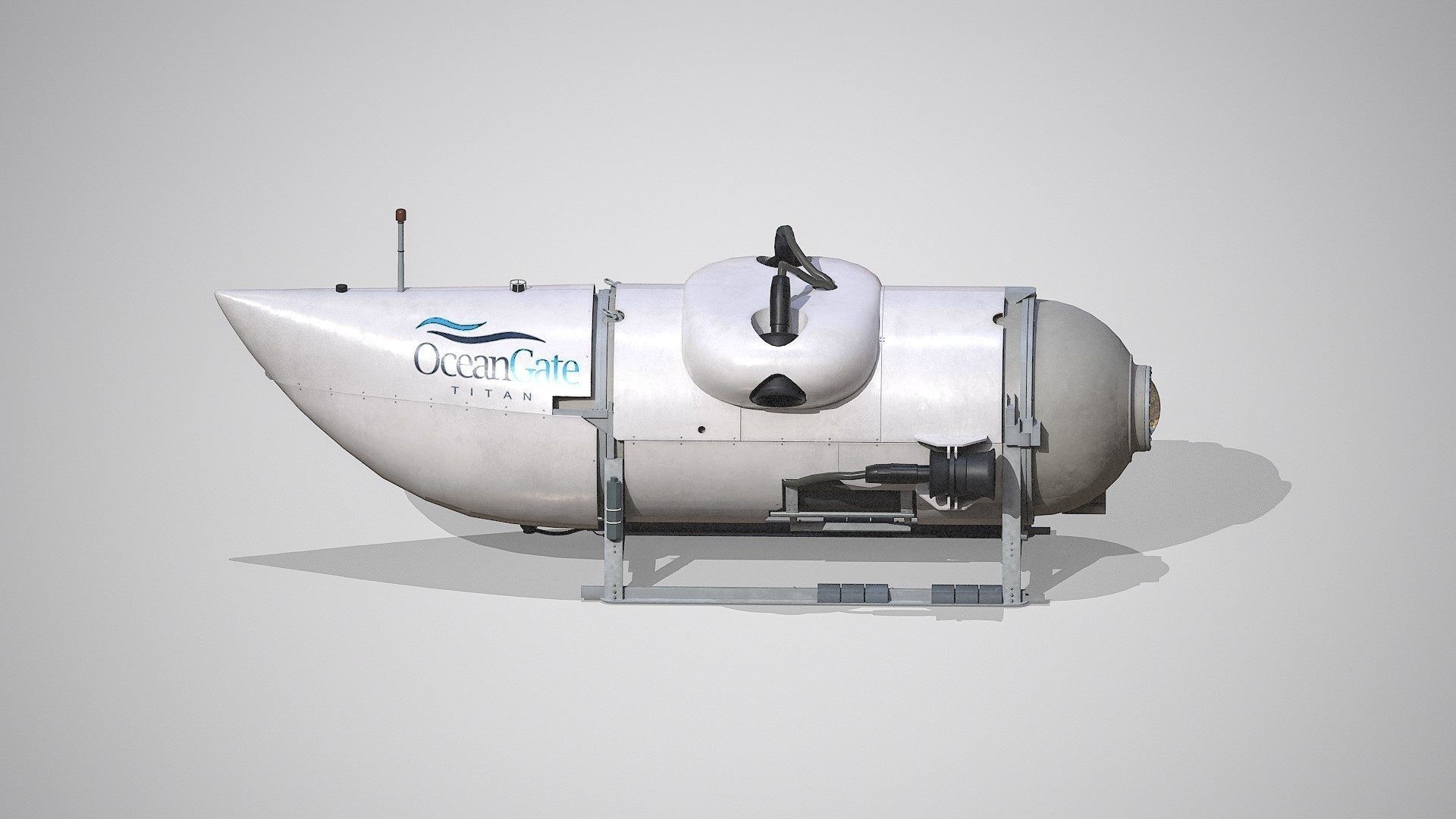OceanGate Titan Submarine Model 3D model_7