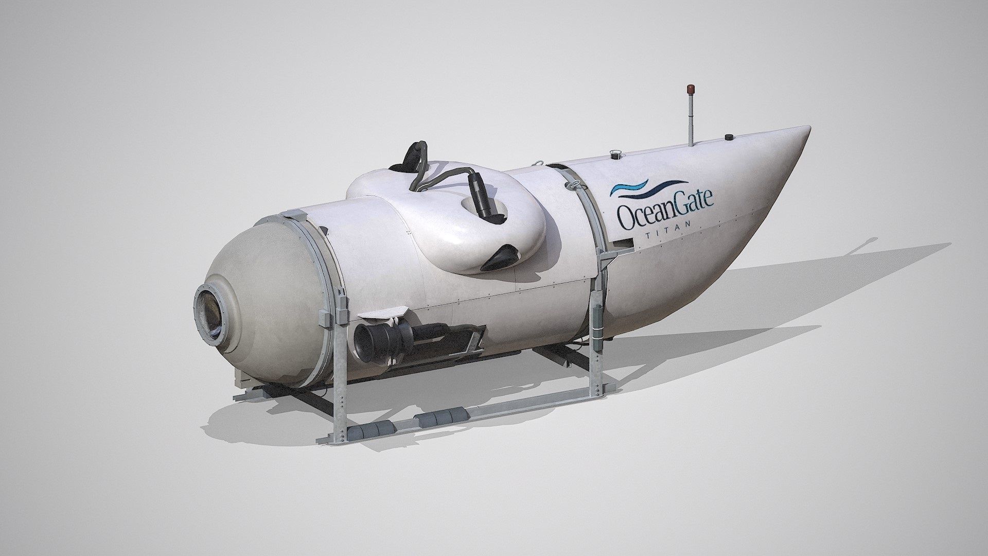 OceanGate Titan Submarine Model 3D model_1