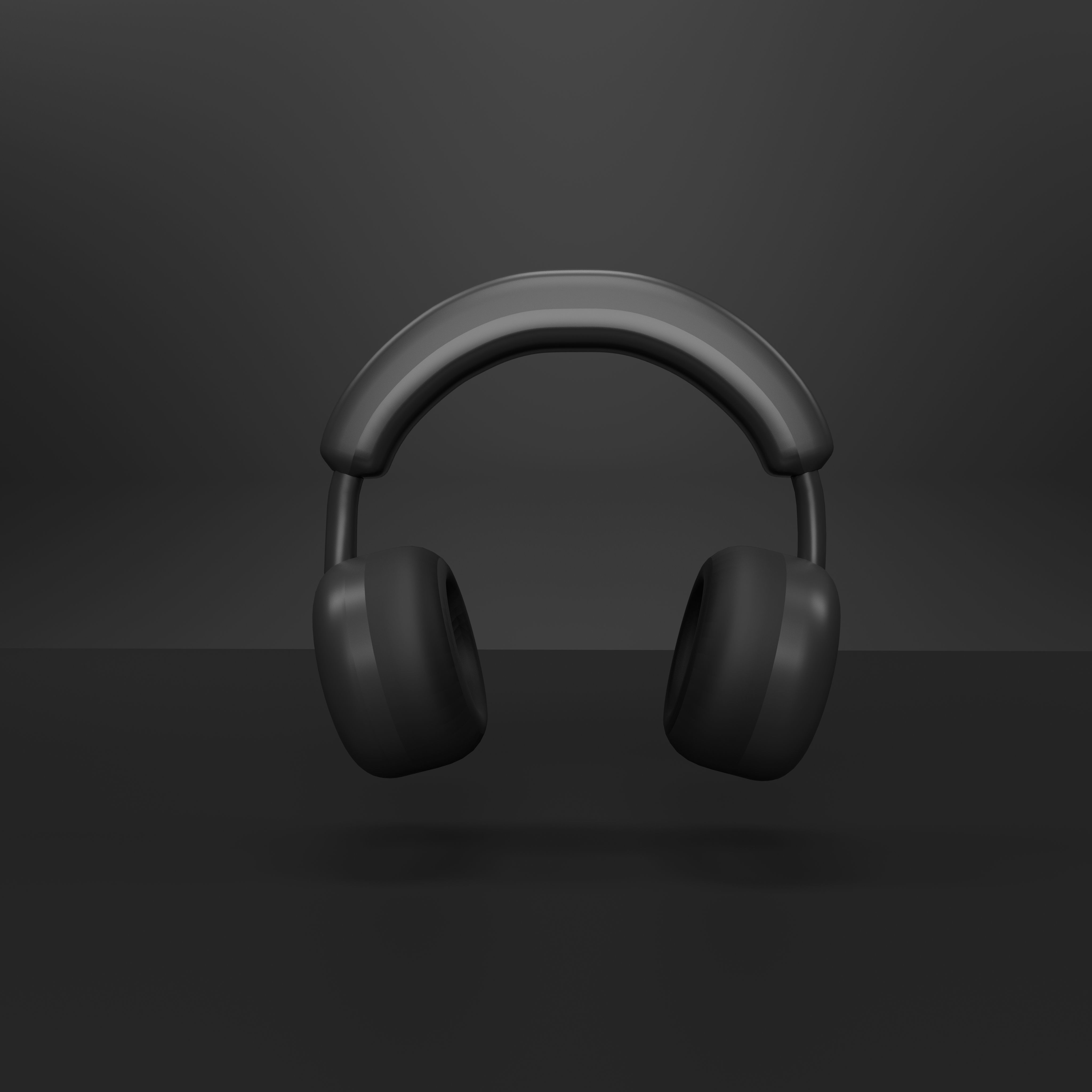 headphone Free low-poly 3D model_5