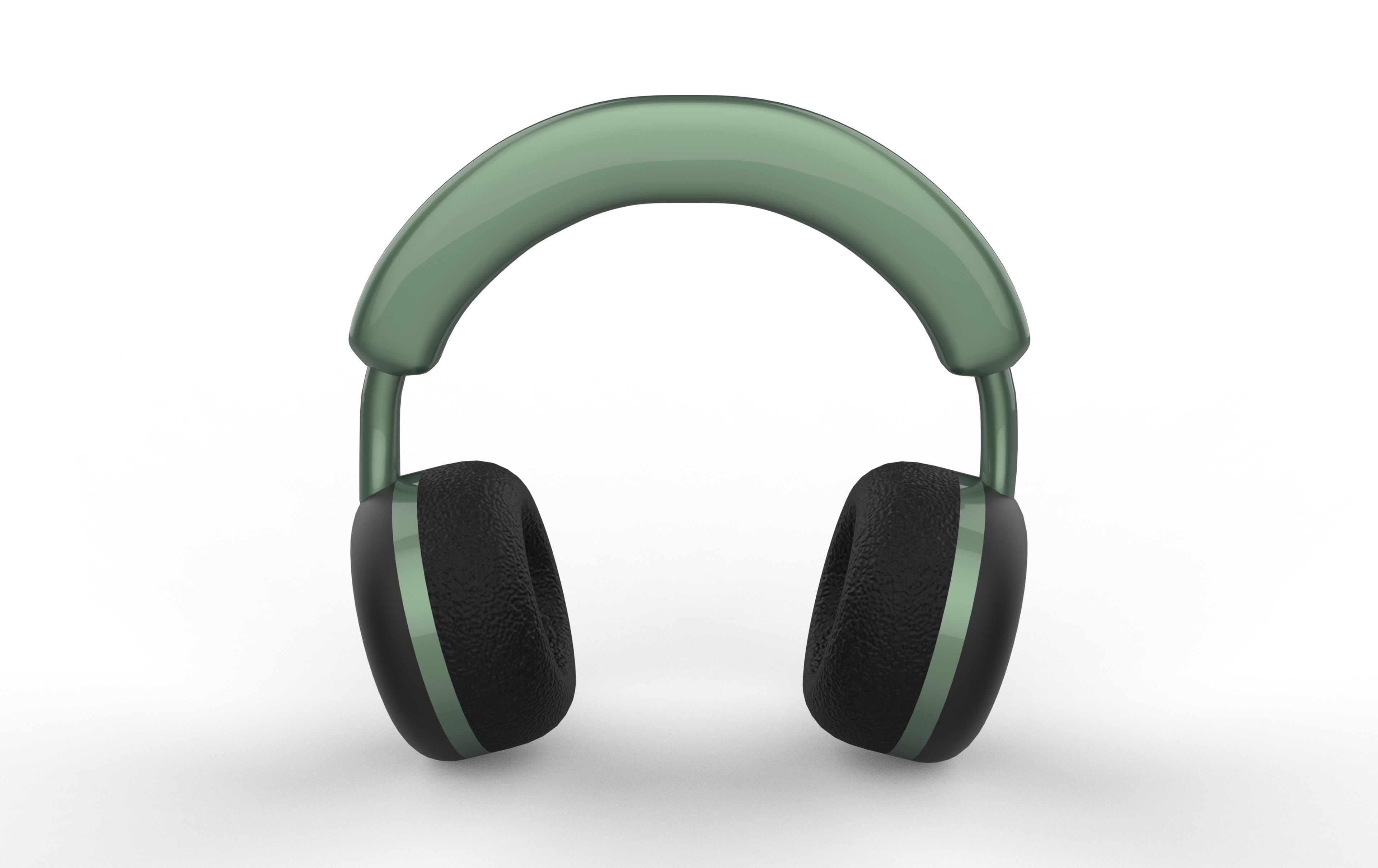 headphone Free low-poly 3D model_4