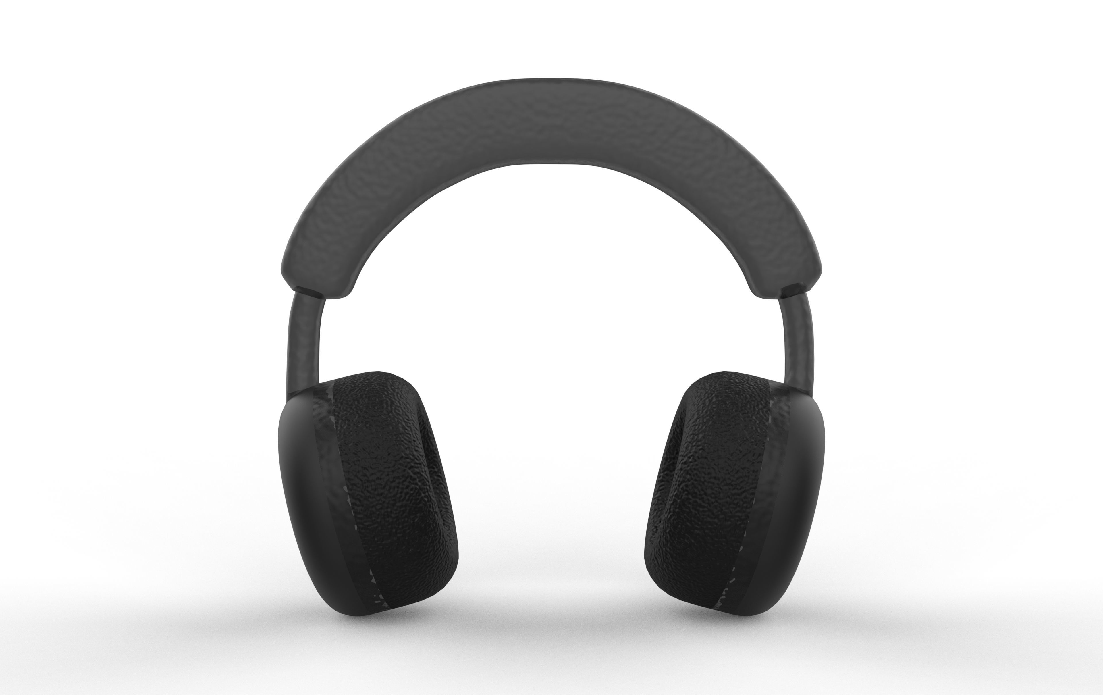 headphone Free low-poly 3D model_3