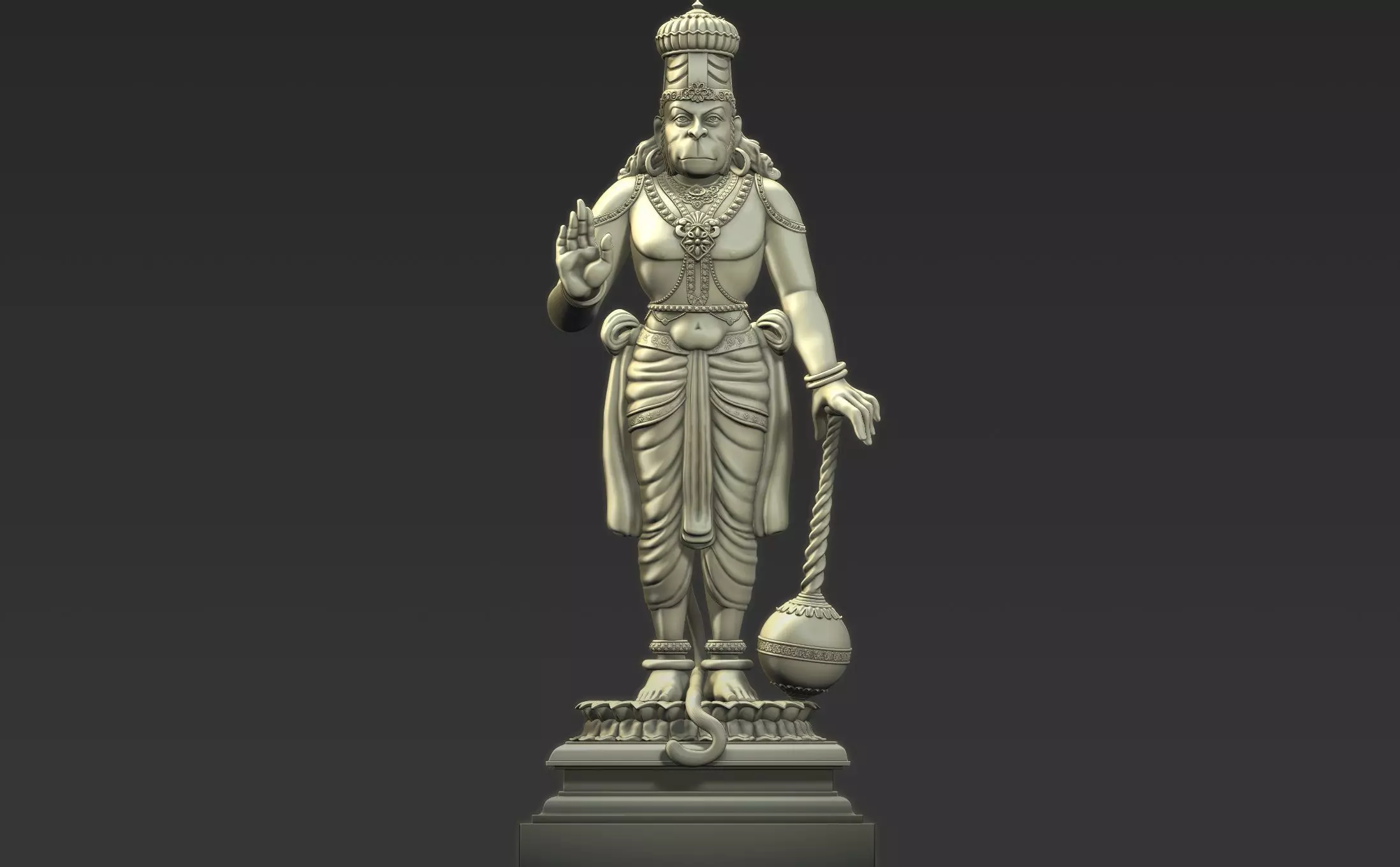 HANUMAN 3D print model_0