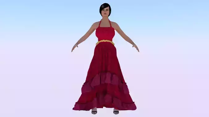 Woman in a Dress 033