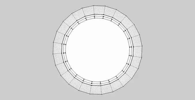 Platter oval mirror Free 3D print model