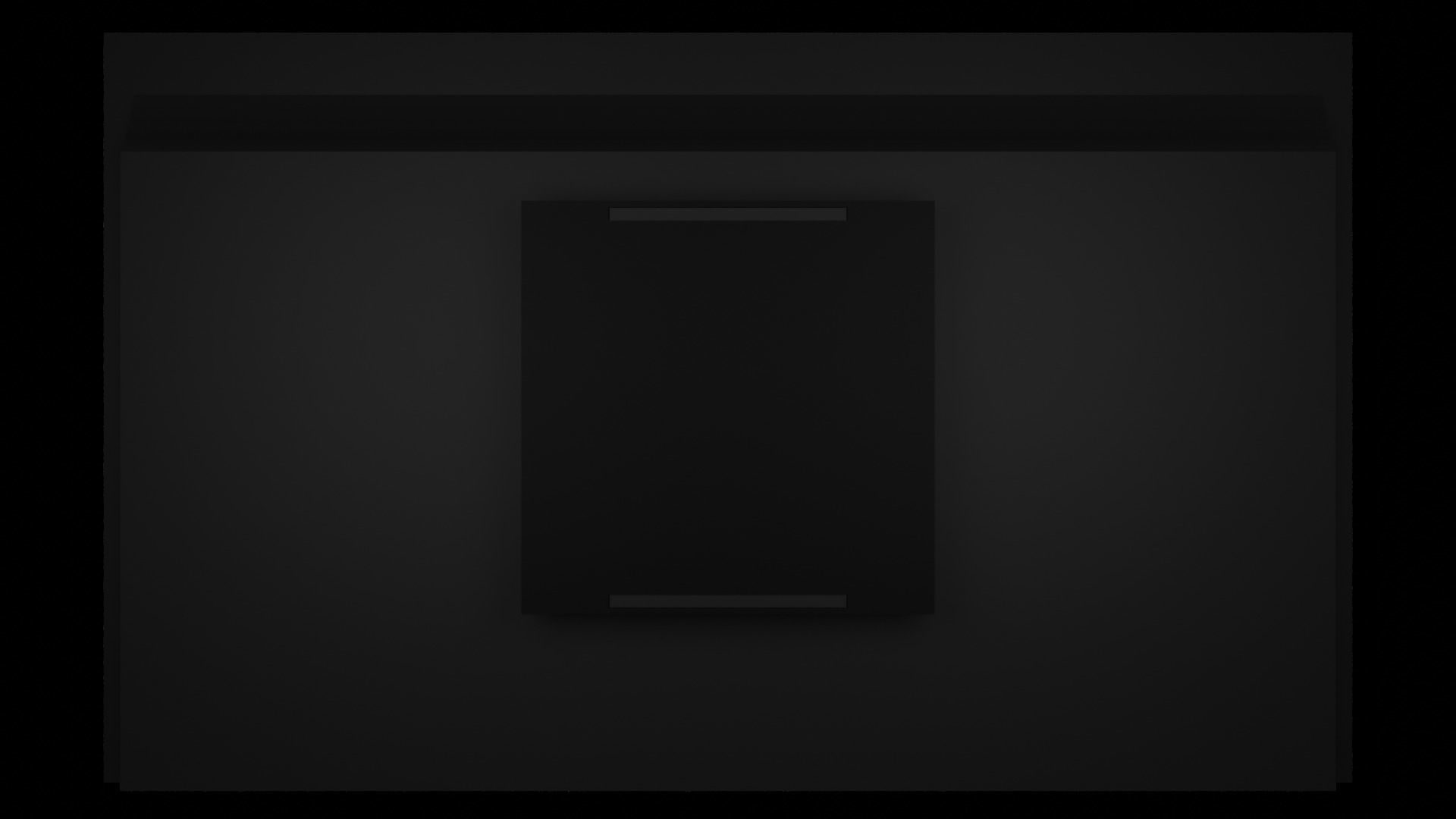 Modern TV Low-poly 3D model_7