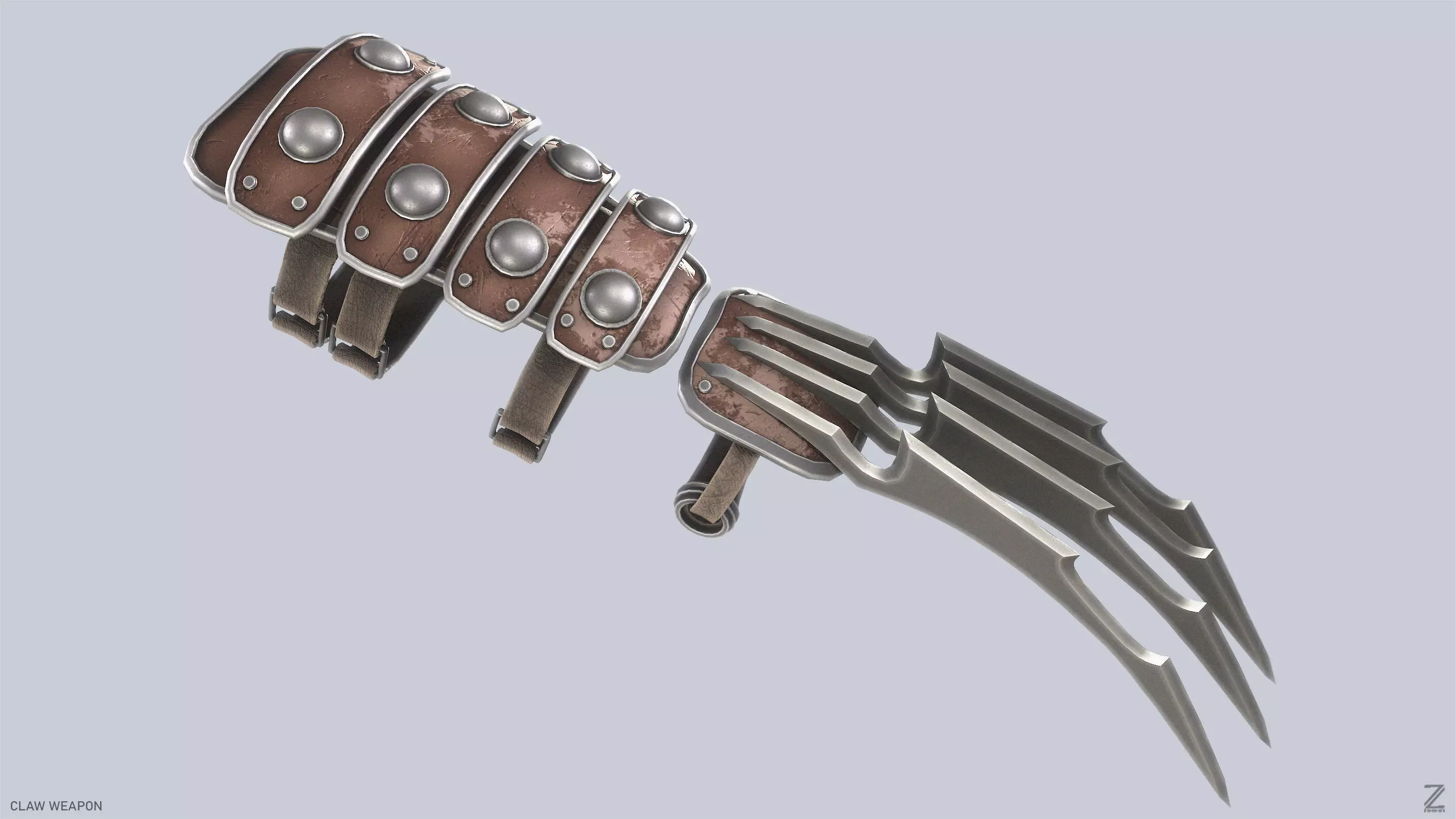 Claw weapon Low-poly 3D model