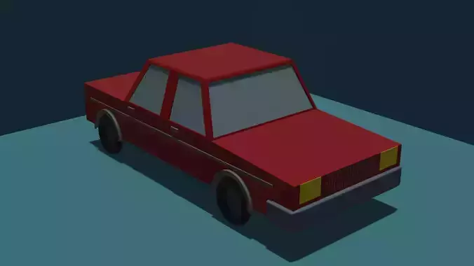 Low-poly Car model