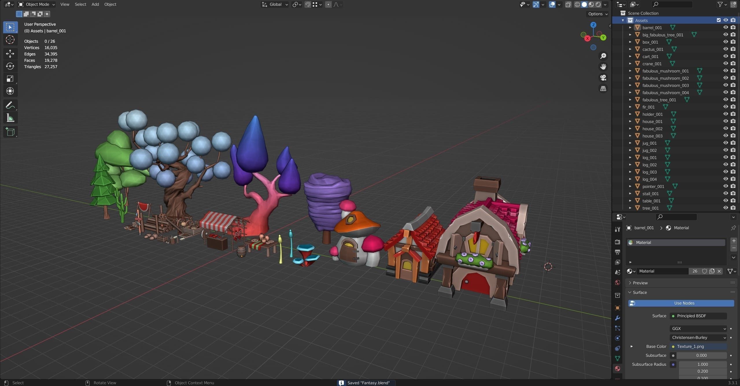 Fantasy FREE Free low-poly 3D model_10
