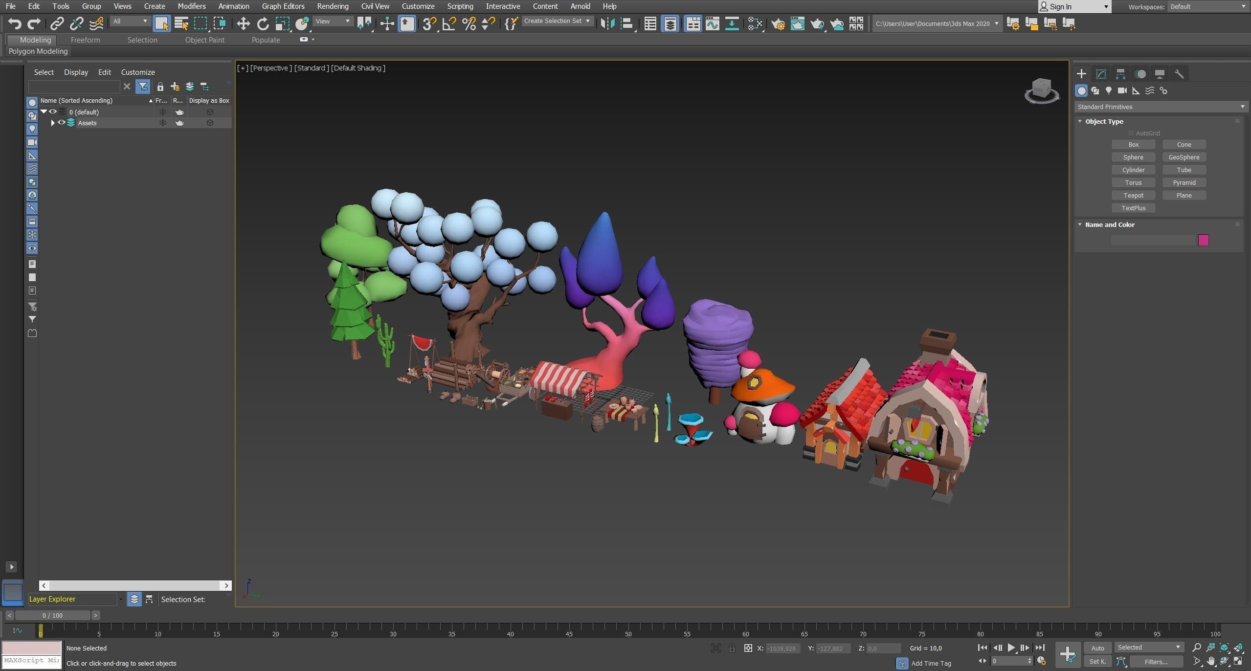 Fantasy FREE Free low-poly 3D model_11