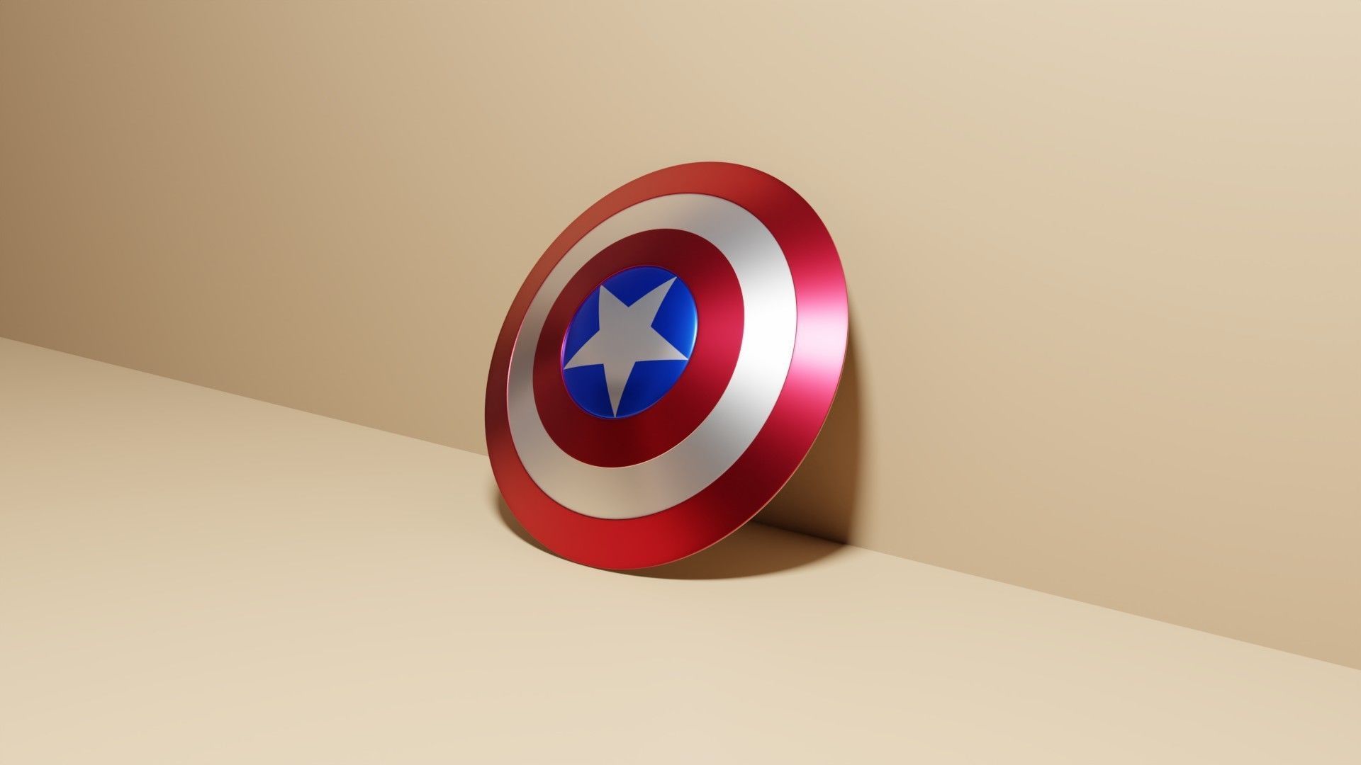 Shield - Captain America  3D model_2