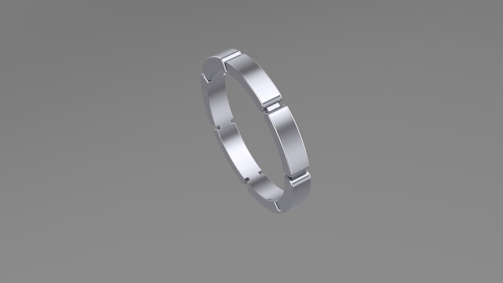 plain ring 3d printable model 3D print model_4