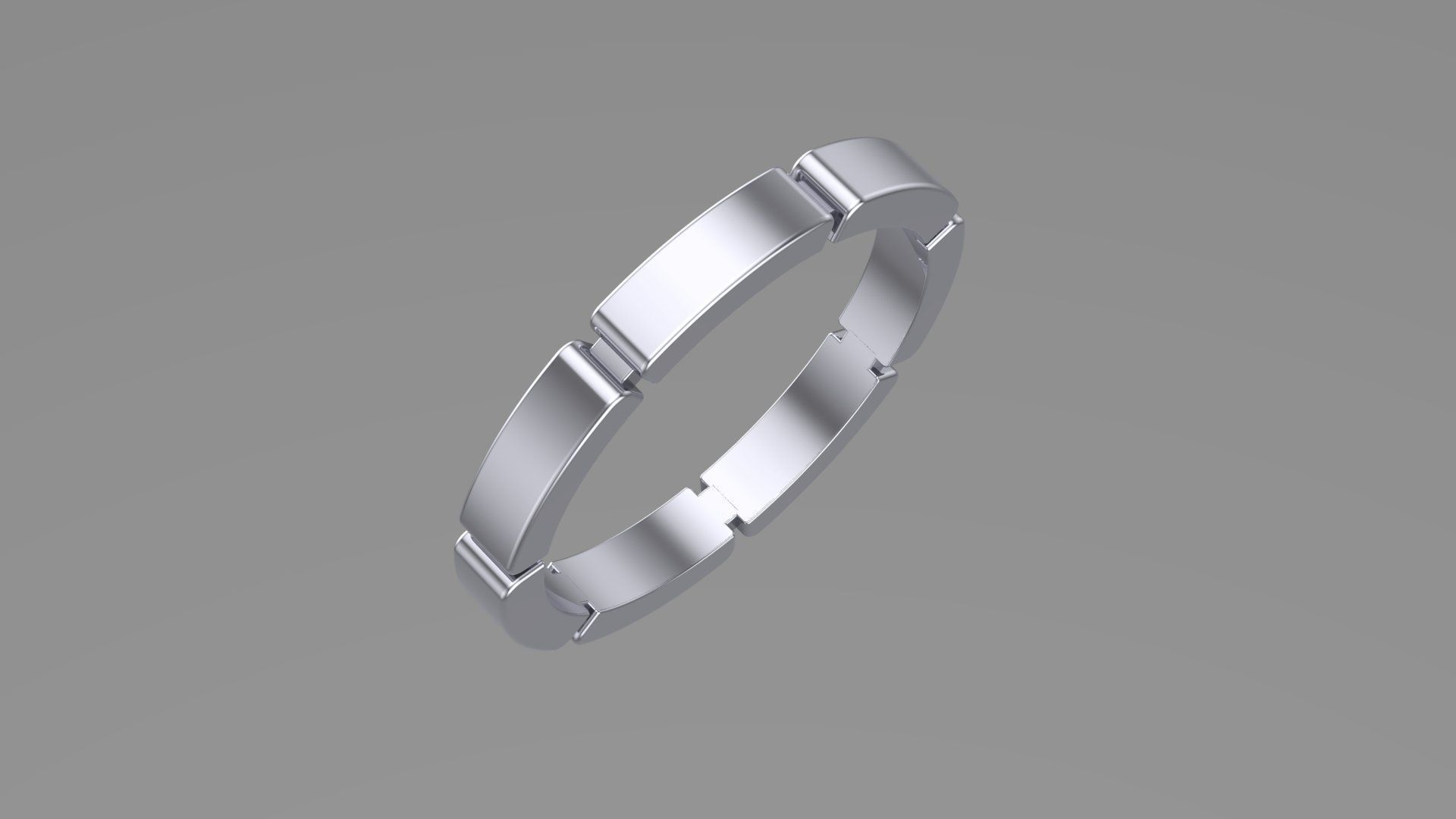 plain ring 3d printable model 3D print model_6