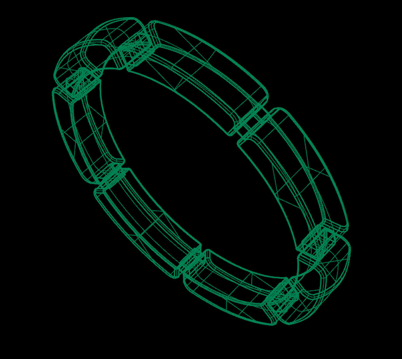 plain ring 3d printable model 3D print model_10