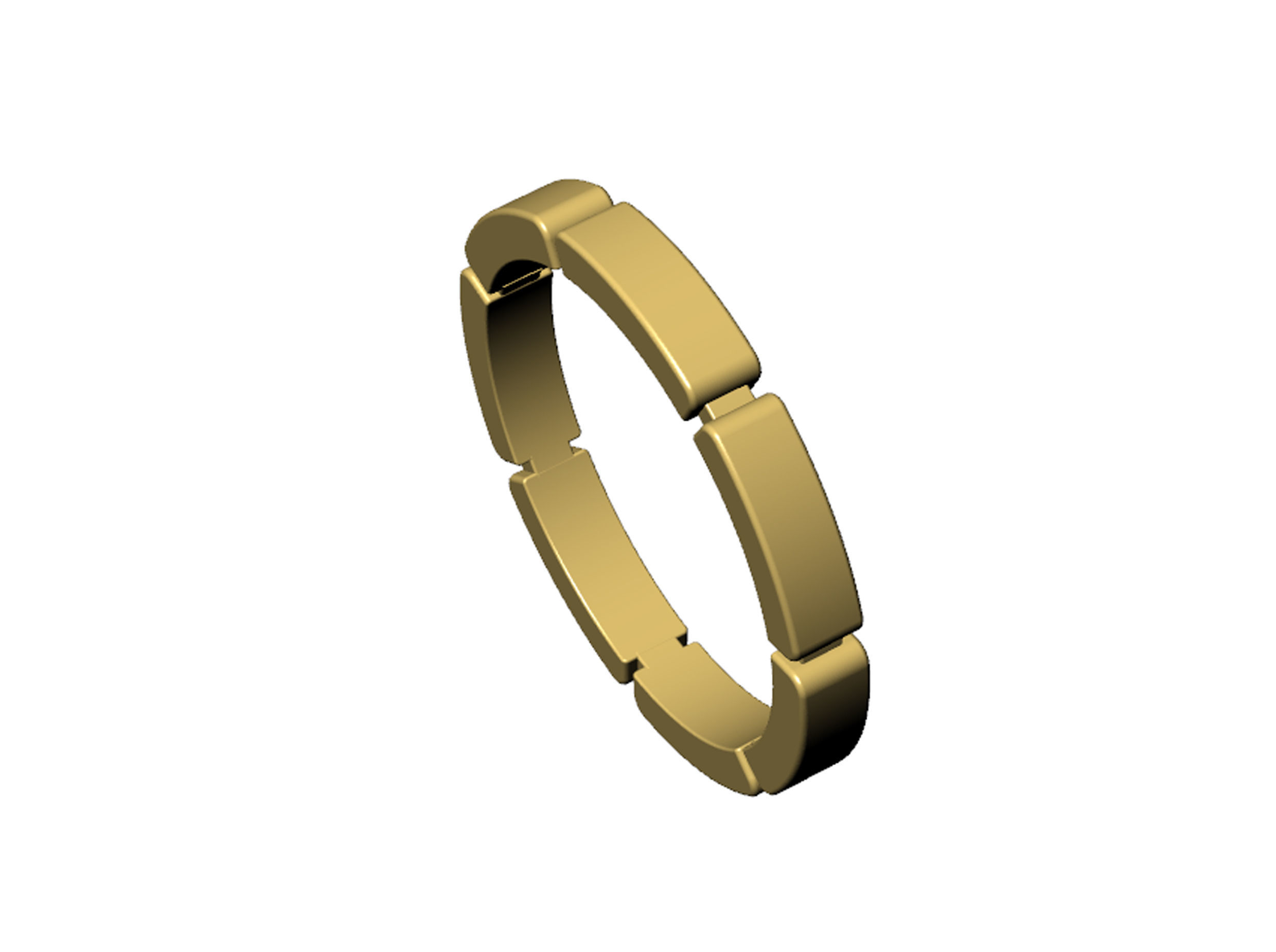 plain ring 3d printable model 3D print model_11