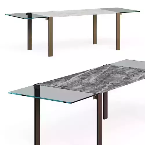 Tonelli Design Livingstone Ceramic Model Dining Table