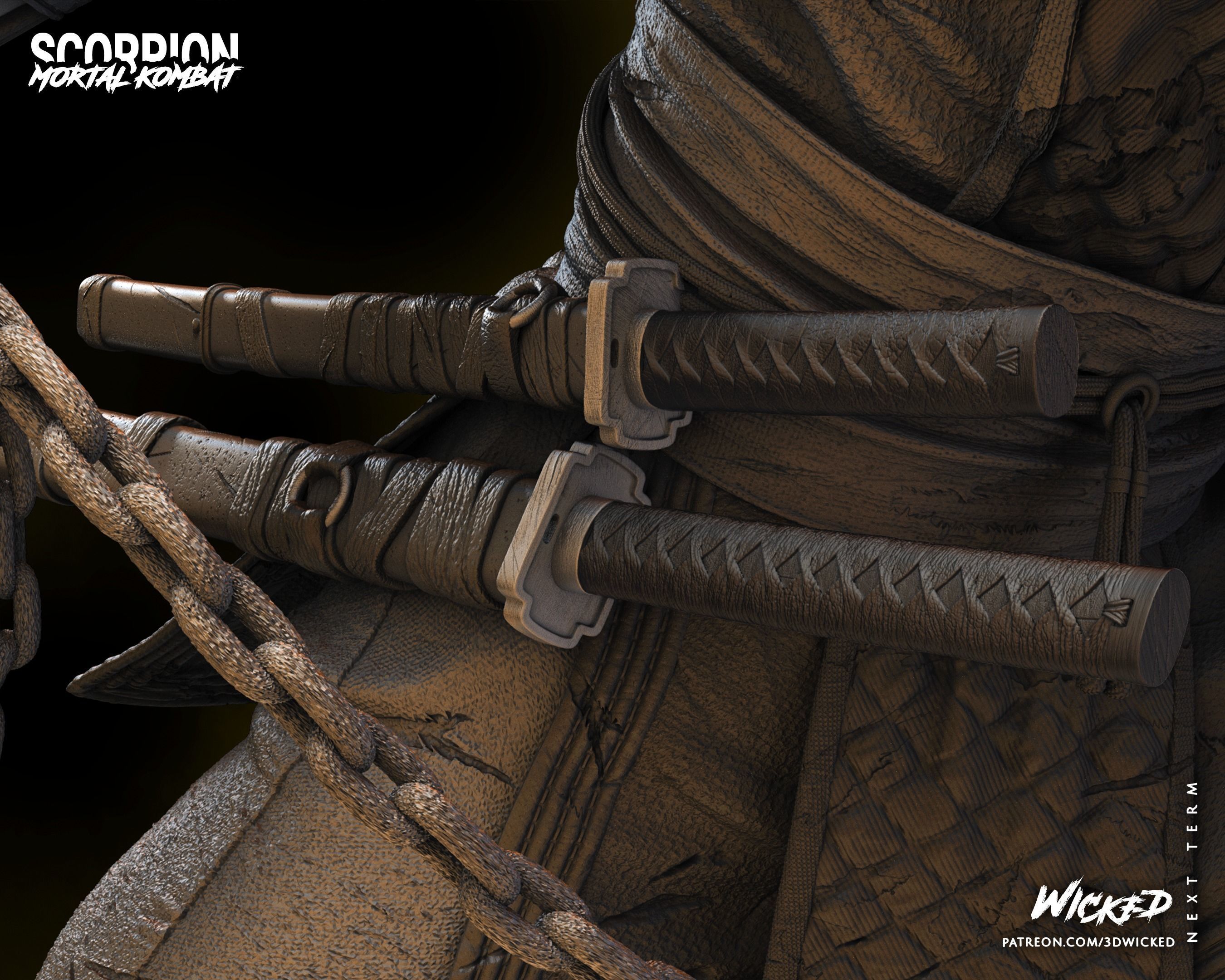 Wicked Video Game Scorpion Sculpture ready for 3d printing 3D print model_78