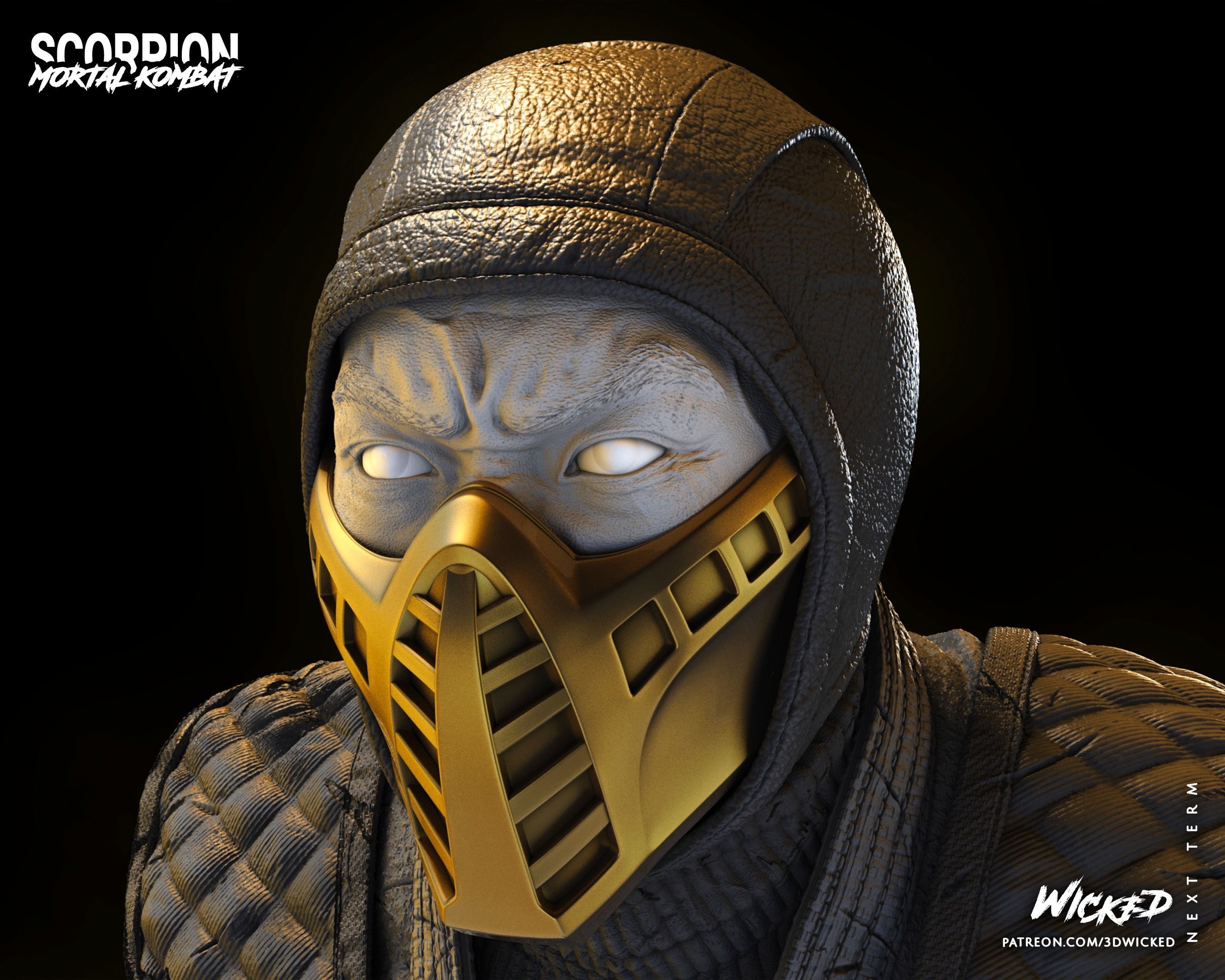 Wicked Video Game Scorpion Sculpture ready for 3d printing 3D print model_75