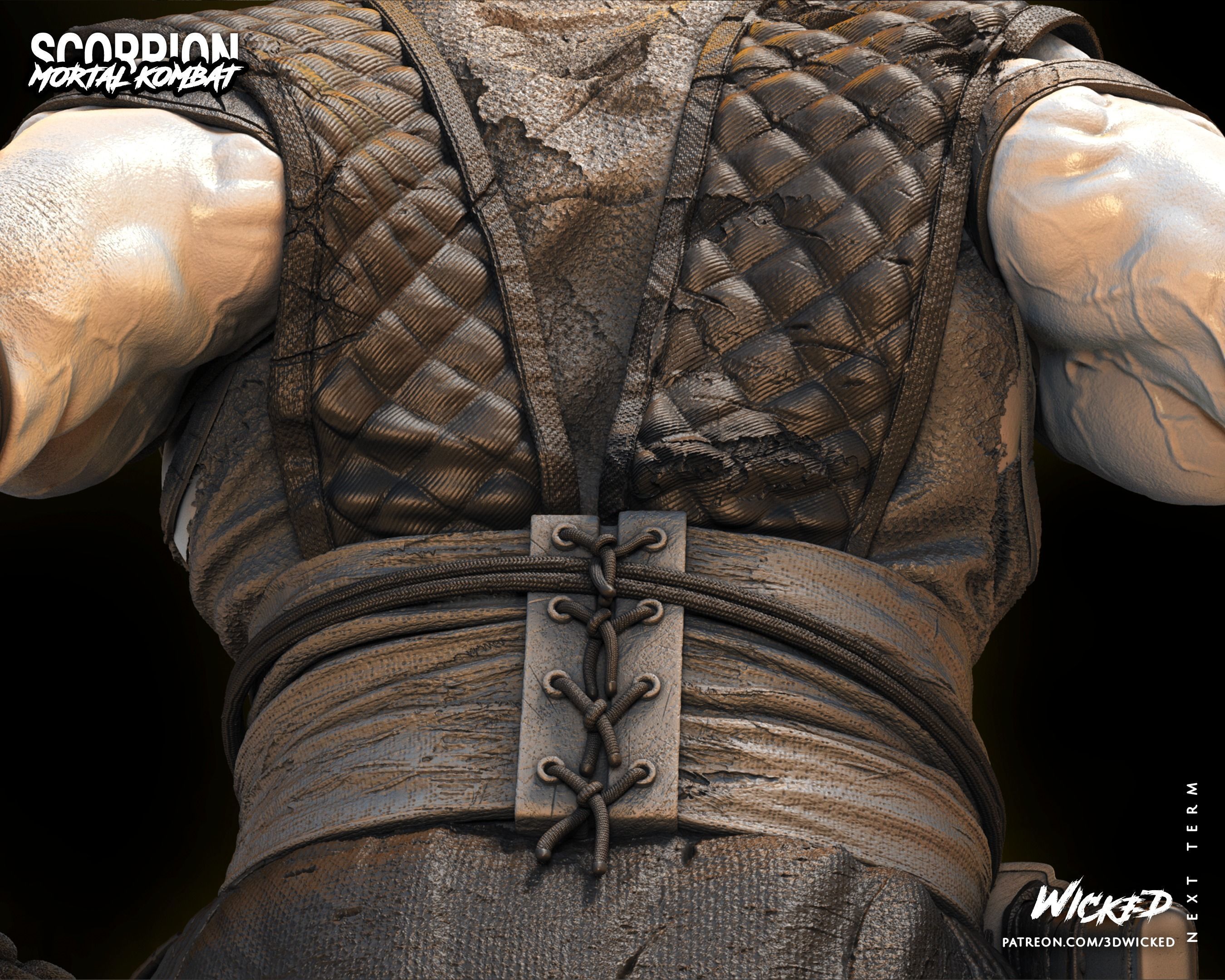 Wicked Video Game Scorpion Sculpture ready for 3d printing 3D print model_36