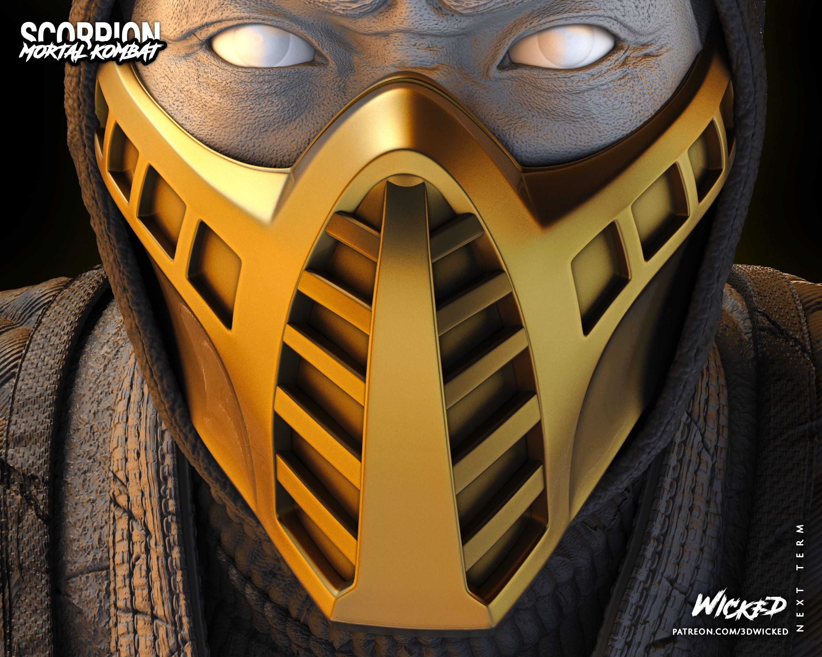 Wicked Video Game Scorpion Sculpture ready for 3d printing 3D print model_83