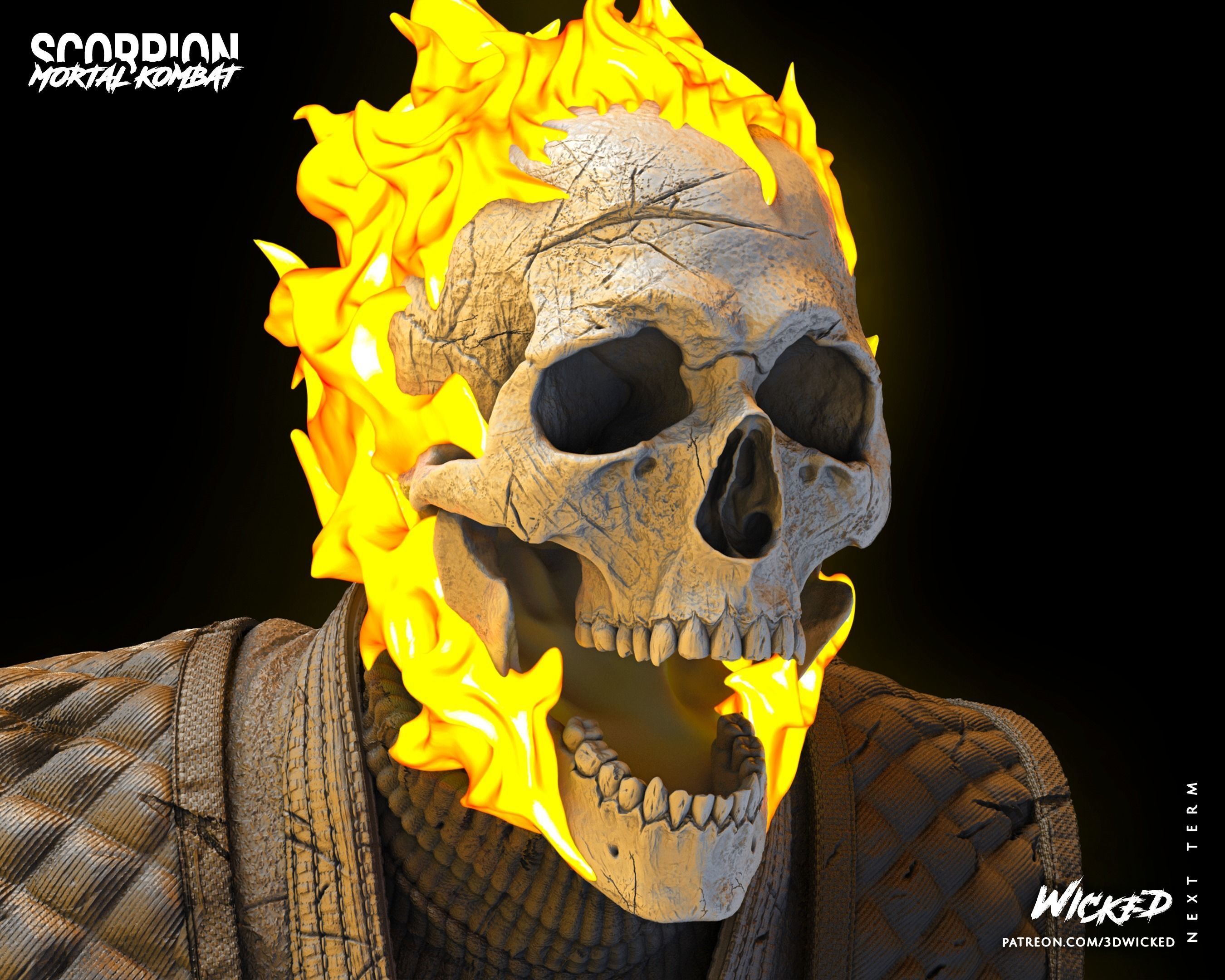 Wicked Video Game Scorpion Sculpture ready for 3d printing 3D print model_52