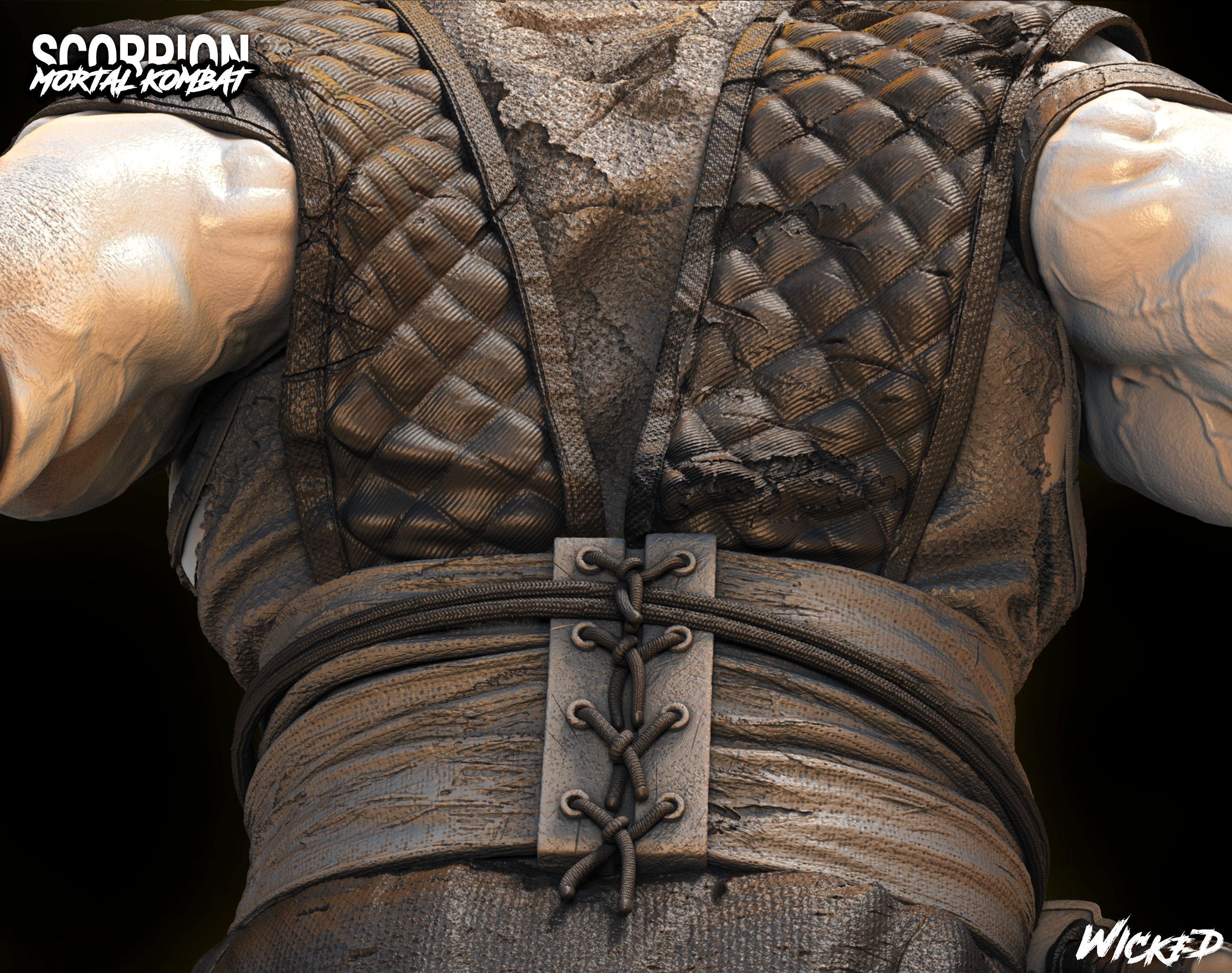 Wicked Video Game Scorpion Sculpture ready for 3d printing 3D print model_18