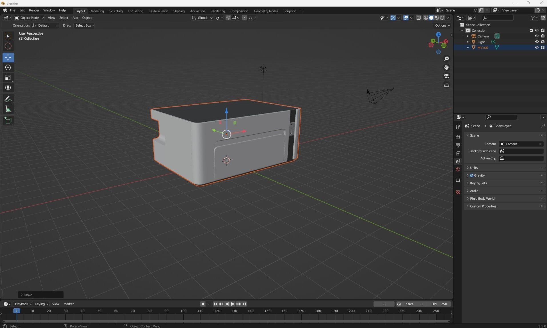 Epson EcoTank M1100 Monochrome InkTank Printer 3D model_20