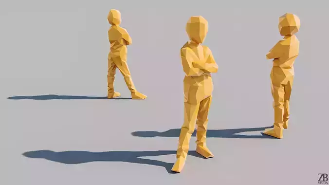 Lowpoly Kid 012