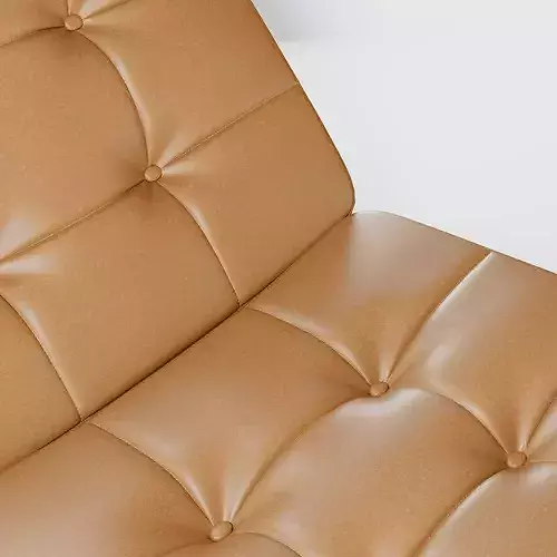 Leather Armchair 3D model 5