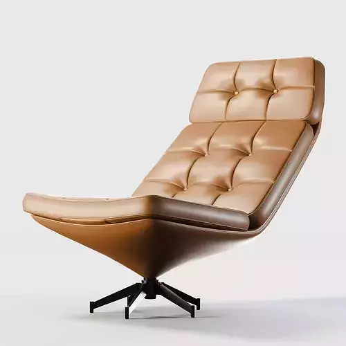 Leather Armchair 3D model