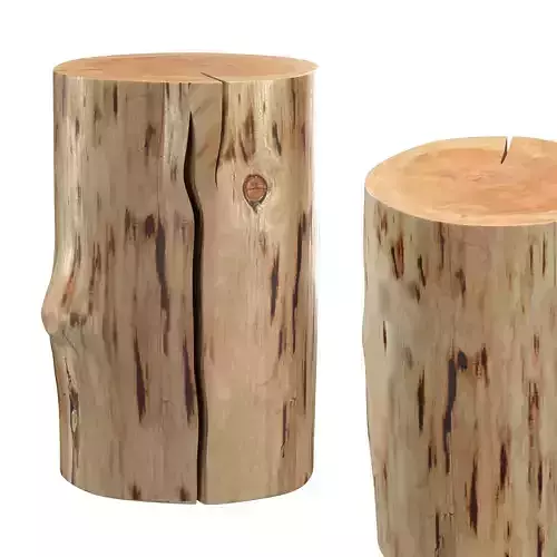 Old wood table 3D model