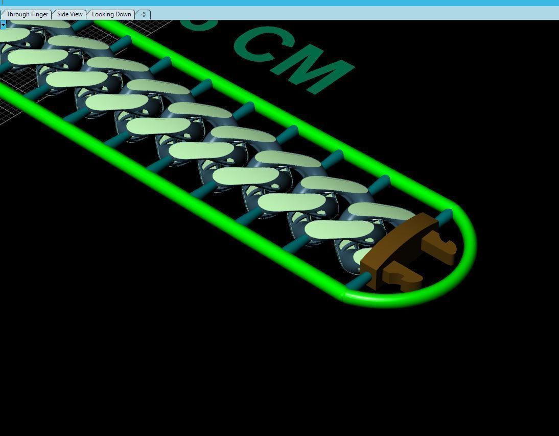 14 MM 18 CM CUBAN LINK CHAIN FOR BRACELET OR NECKLACE 3D print model_1