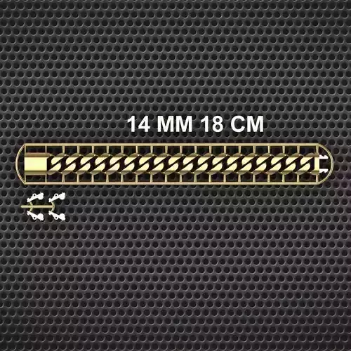 14 MM 18 CM CUBAN LINK CHAIN FOR BRACELET OR NECKLACE