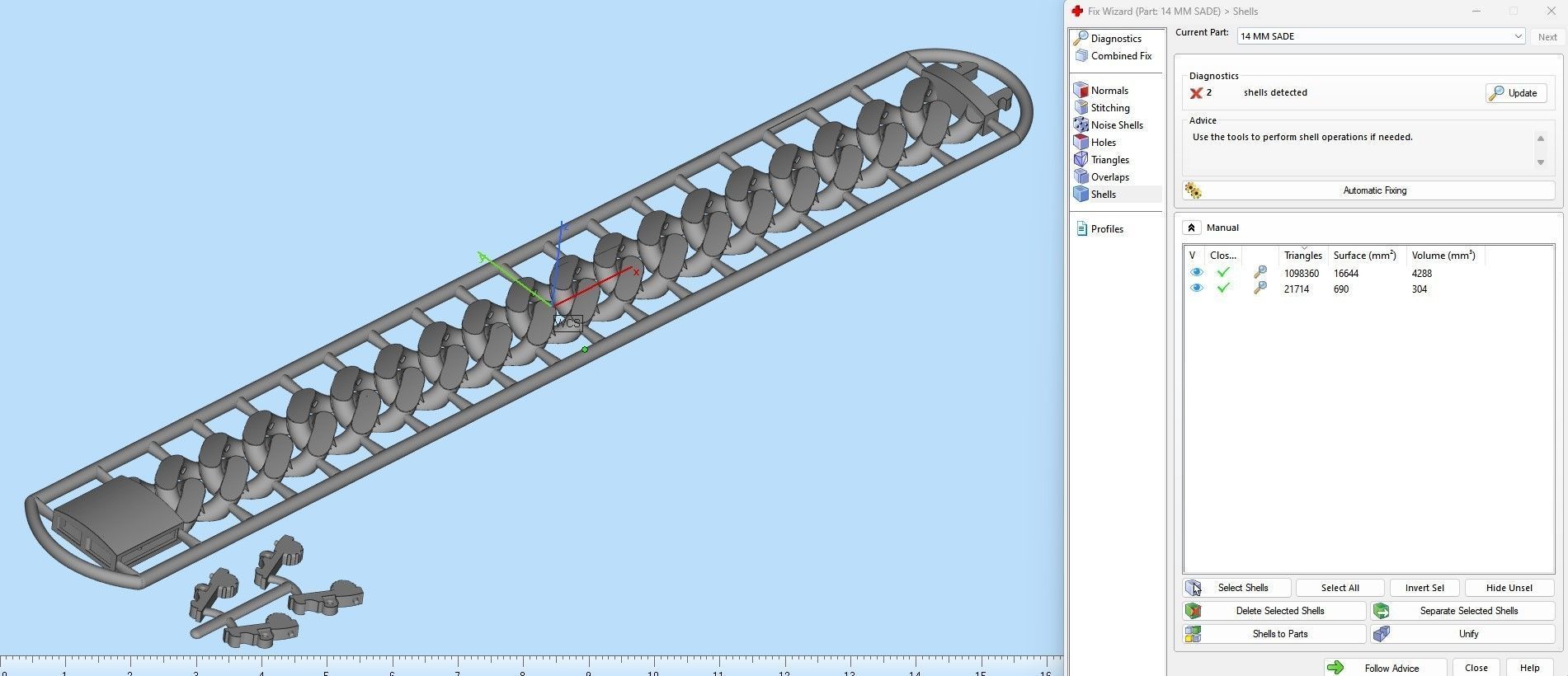 14 MM 18 CM CUBAN LINK CHAIN FOR BRACELET OR NECKLACE 3D print model_5