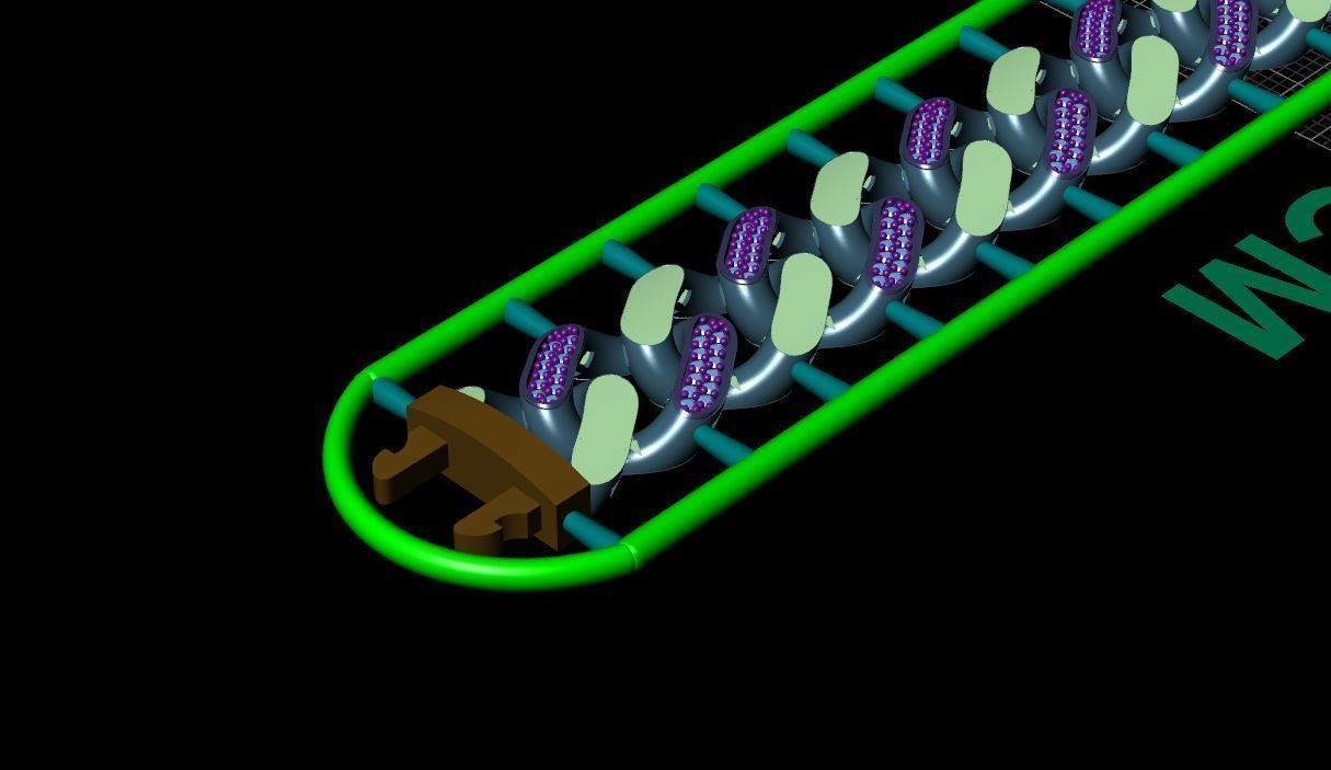 14 MM 18 CM CUBAN LINK CHAIN FOR BRACELET OR NECKLACE 3D print model_4