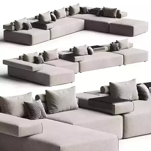 CINDER BLOCK modular sofa  Combination 3-4