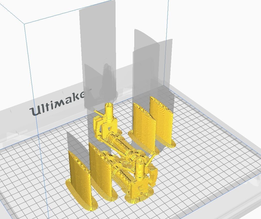 Helicopter ah1w 3D print model_64