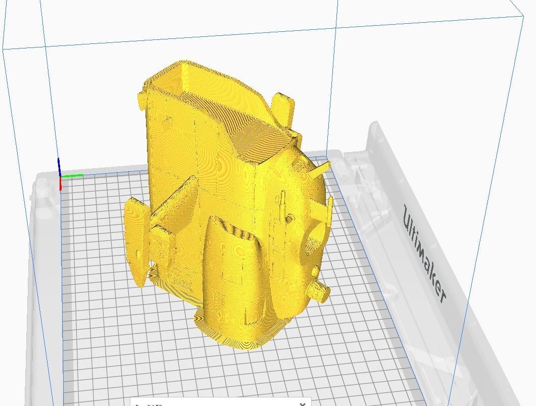 Helicopter ah1w 3D print model_41