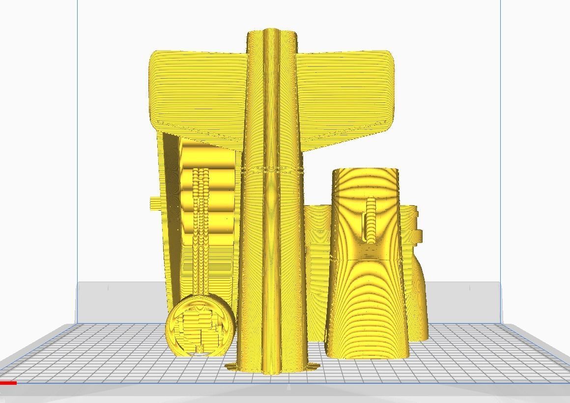 Helicopter ah1w 3D print model_29