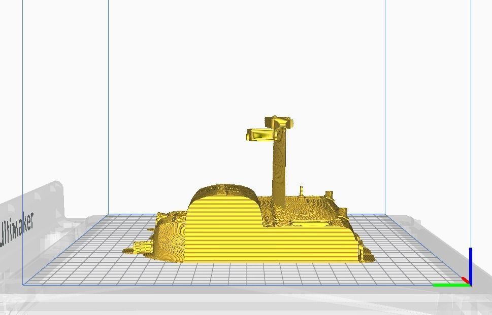 Helicopter ah1w 3D print model_46