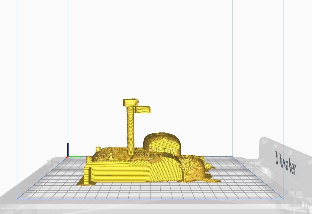 Helicopter ah1w 3D print model_47