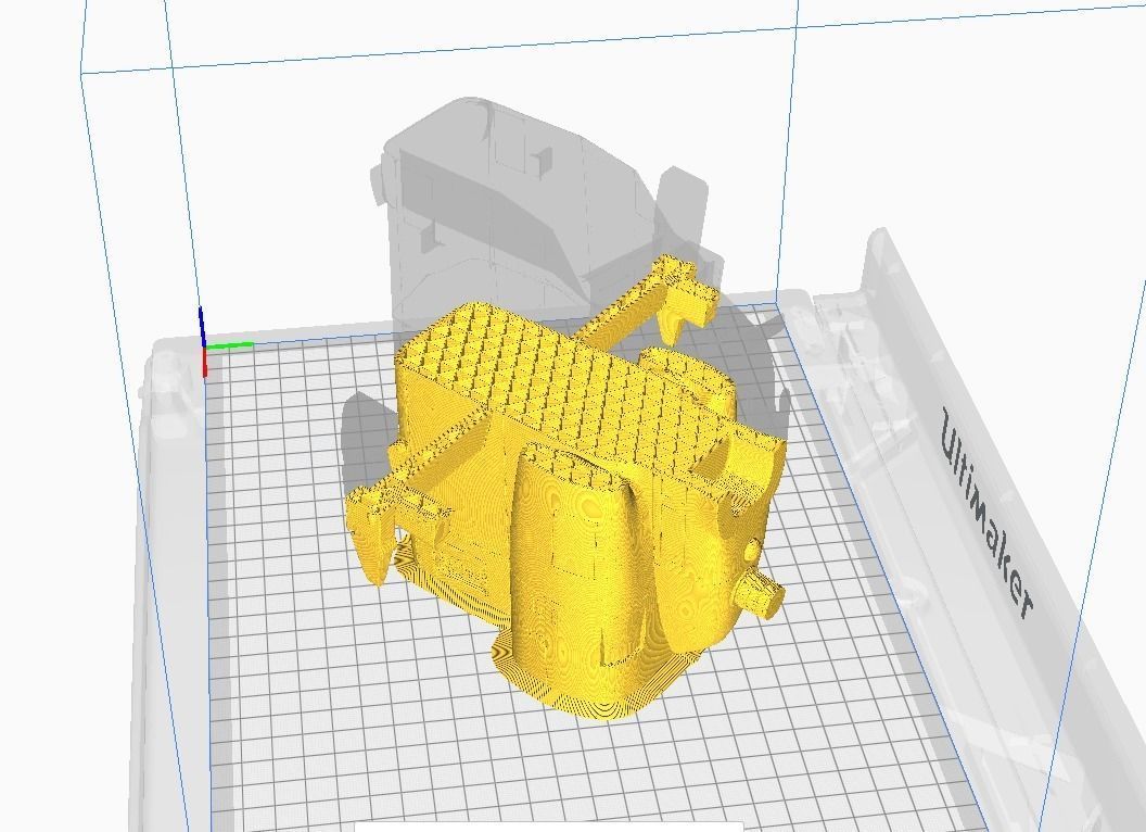 Helicopter ah1w 3D print model_43