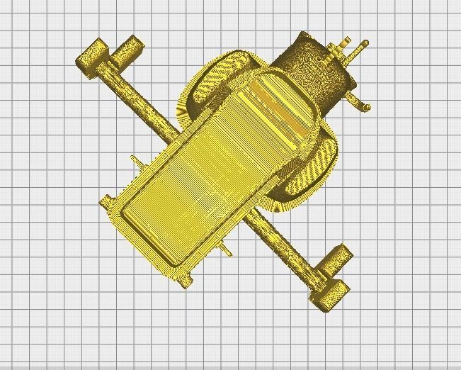 Helicopter ah1w 3D print model_40