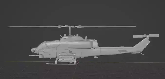 Helicopter ah1w