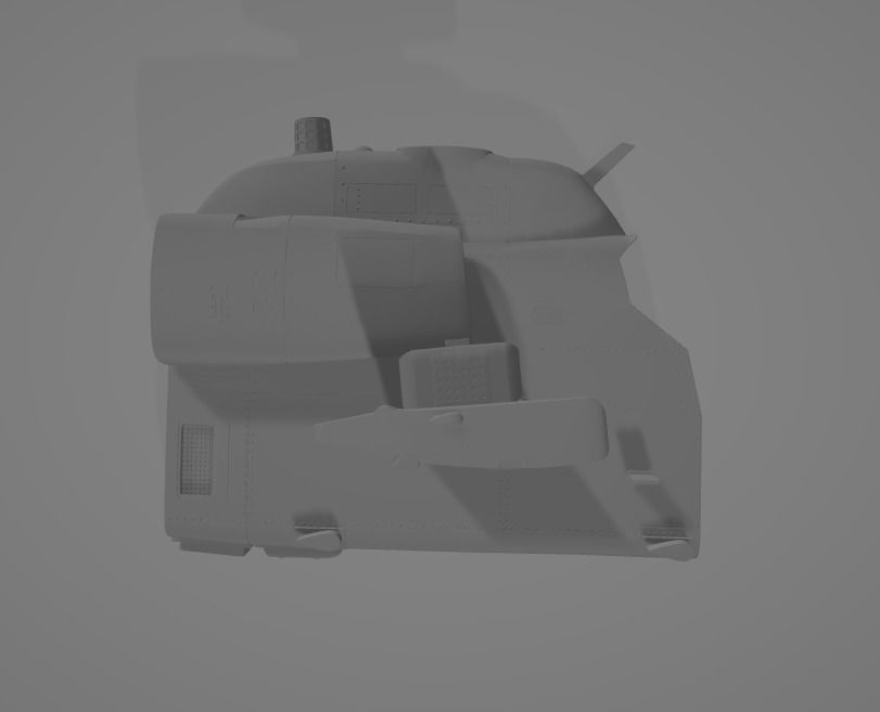 Helicopter ah1w 3D print model_15