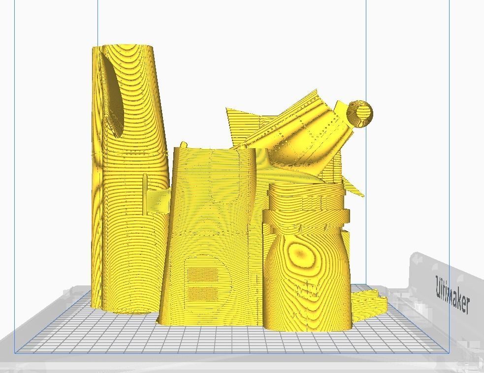 Helicopter ah1w 3D print model_31