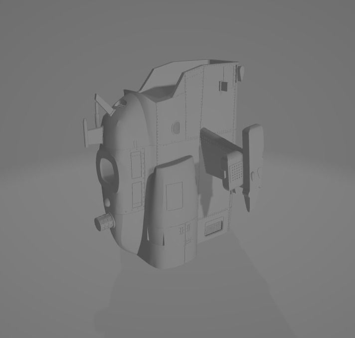 Helicopter ah1w 3D print model_8