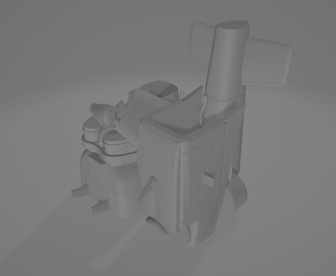 Helicopter ah1w 3D print model_6