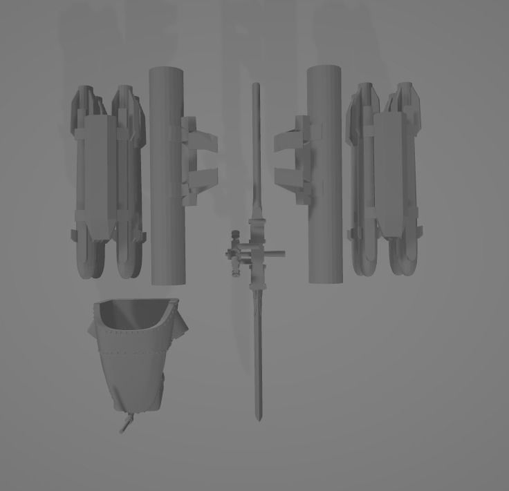 Helicopter ah1w 3D print model_25