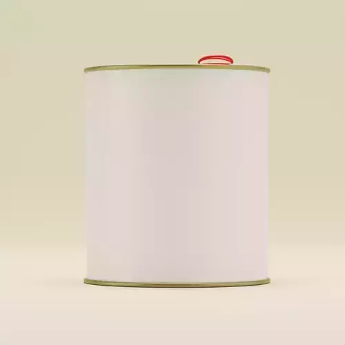 Round Lube Oil Can